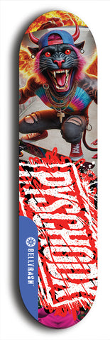 Psychodx #23: Limited Edition, Blue Logo Skateboard Deck