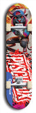 Psychodx #23: Limited Edition, Blue Logo Skateboard Deck