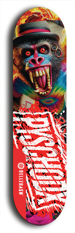 Psychodx #24: Limited Edition, Red Logo Skateboard Deck