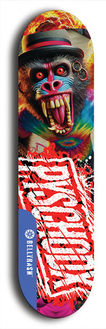 Psychodx #24: Limited Edition, Blue Logo Skateboard Deck