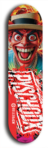 Psychodx #25: Limited Edition, Red Logo Skateboard Deck
