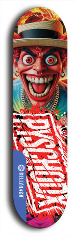 Psychodx #25: Limited Edition, Blue Logo Skateboard Deck
