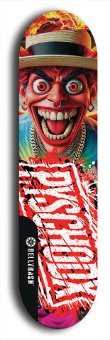 Psychodx #25: Limited Edition, Black Logo Skateboard Deck