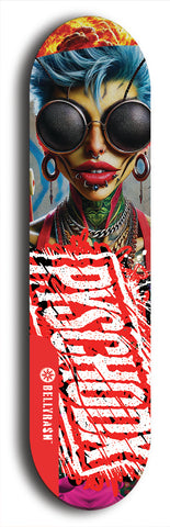 Psychodx #26: Limited Edition, Red Logo Skateboard Deck