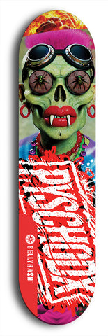 Psychodx #27: Limited Edition, Red Logo Skateboard Deck