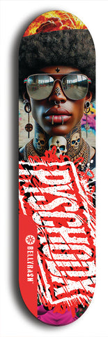 Psychodx #29: Limited Edition, Red Logo Skateboard Deck