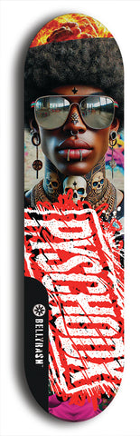 Psychodx #29: Limited Edition, Black Logo Skateboard Deck