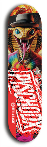 Psychodx #30: Limited Edition, Red Logo Skateboard Deck