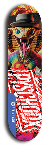 Psychodx #30: Limited Edition, Blue Logo Skateboard Deck