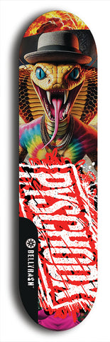 Psychodx #30: Limited Edition, Black Logo Skateboard Deck