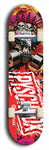 Psychodx #31: Limited Edition, Red Logo Skateboard Deck