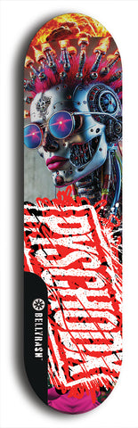 Psychodx #32: Limited Edition, Black Logo Skateboard Deck