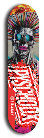Psychodx #33: Limited Edition, Red Logo Skateboard Deck