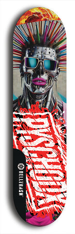 Psychodx #33: Limited Edition, Black Logo Skateboard Deck