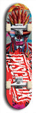 Psychodx #35: Limited Edition, Red Logo Skateboard Deck