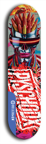 Psychodx #35: Limited Edition, Blue Logo Skateboard Deck