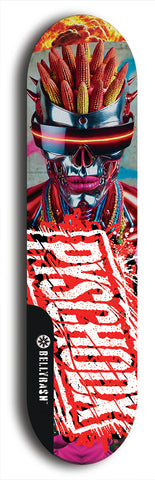 Psychodx #35: Limited Edition, Black Logo Skateboard Deck