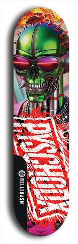 Psychodx #36: Limited Edition, Black Logo Skateboard Deck