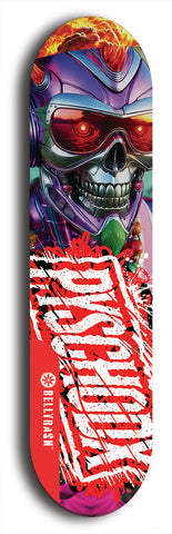 Psychodx #37: Limited Edition, Red Logo Skateboard Deck