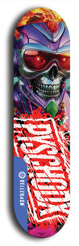 Psychodx #37: Limited Edition, Blue Logo Skateboard Deck