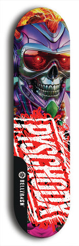 Psychodx #37: Limited Edition, Black Logo Skateboard Deck