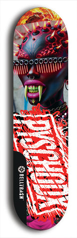 Psychodx #38: Limited Edition, Black Logo Skateboard Deck