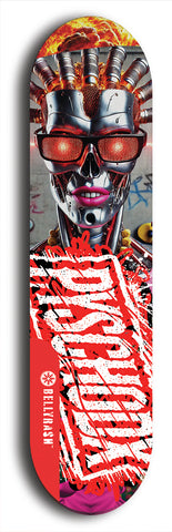 Psychodx #39: Limited Edition, Red Logo Skateboard Deck