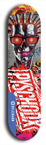 Psychodx #39: Limited Edition, Blue Logo Skateboard Deck