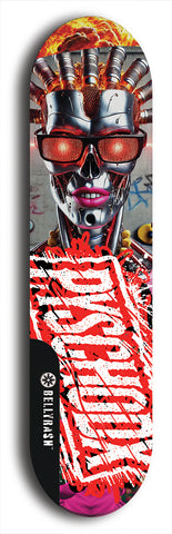 Psychodx #39: Limited Edition, Black Logo Skateboard Deck
