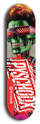 Psychodx #40: Limited Edition, Red Logo Skateboard Deck