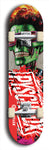 Psychodx #40: Limited Edition, Red Logo Skateboard Deck