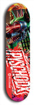 Psychodx #41: Limited Edition, Red Logo Skateboard Deck