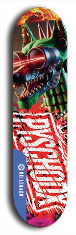Psychodx #41: Limited Edition, Blue Logo Skateboard Deck