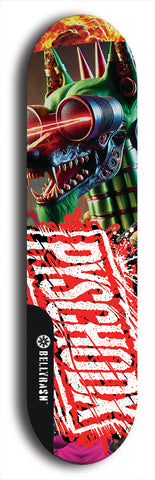 Psychodx #41: Limited Edition, Black Logo Skateboard Deck
