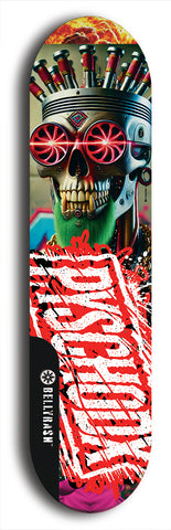 Psychodx #42: Limited Edition, Black Logo Skateboard Deck