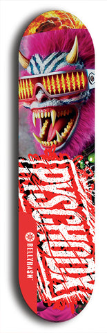Psychodx #44: Limited Edition, Red Logo Skateboard Deck