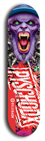 Psychodx #45: Limited Edition, Red Logo Skateboard Deck