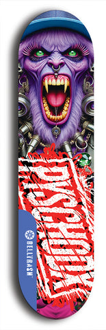 Psychodx #45: Limited Edition, Blue Logo Skateboard Deck