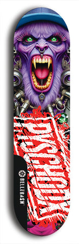 Psychodx #45: Limited Edition, Black Logo Skateboard Deck