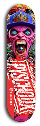 Psychodx #46: Limited Edition, Red Logo Skateboard Deck