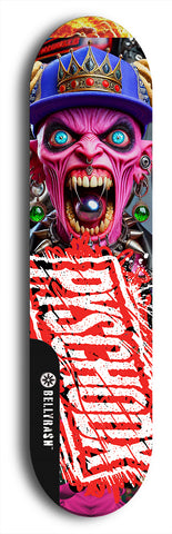Psychodx #46: Limited Edition, Black Logo Skateboard Deck