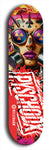 Psychodx #47: Limited Edition, Red Logo Skateboard Deck