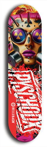 Psychodx #47: Limited Edition, Red Logo Skateboard Deck
