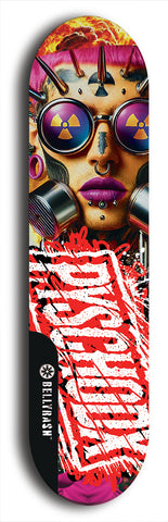 Psychodx #47: Limited Edition, Black Logo Skateboard Deck