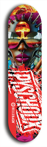 Psychodx #48: Limited Edition, Red Logo Skateboard Deck