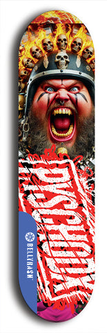 Psychodx #49: Limited Edition, Blue Logo Skateboard Deck