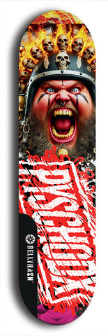 Psychodx #49: Limited Edition, Black Logo Skateboard Deck