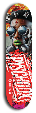 Psychodx #51: Limited Edition, Red Logo Skateboard Deck