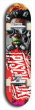 Psychodx #51: Limited Edition, Red Logo Skateboard Deck