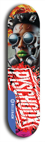 Psychodx #51: Limited Edition, Blue Logo Skateboard Deck